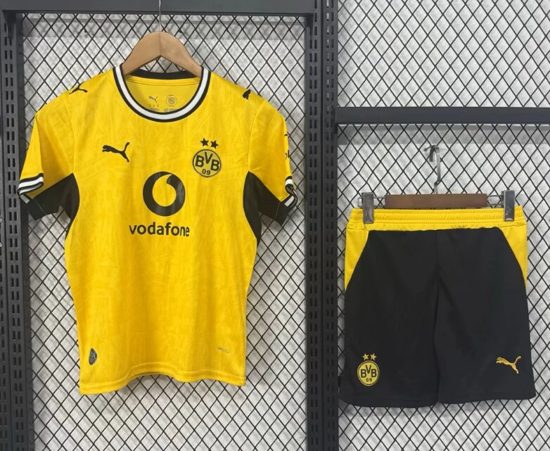Kids-Dortmund 26/27 Home Soccer Jersey